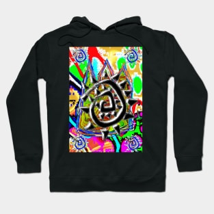 abstract sun 1 Hoodie